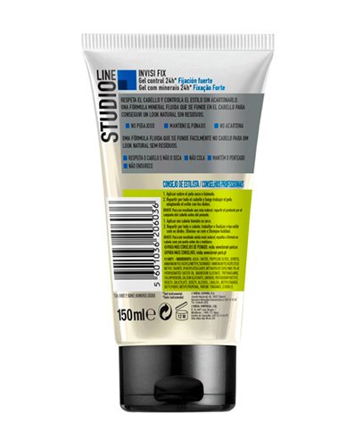 Studio Line Invisi Fix Gel Fijacion Fuerte Back